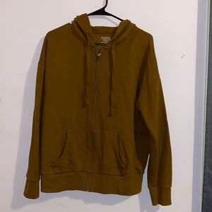 Brown zip up hoodie
